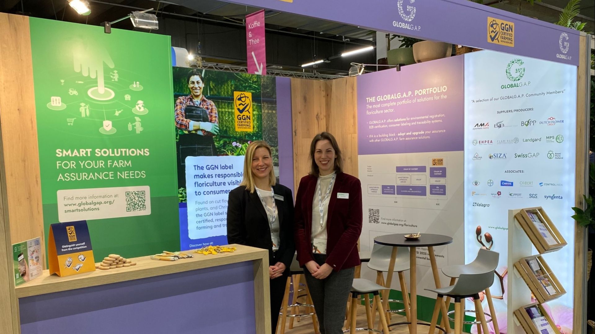 Image of GLOBALG.A.P. staff at the Aalsmeer trade fair in the Netherlands