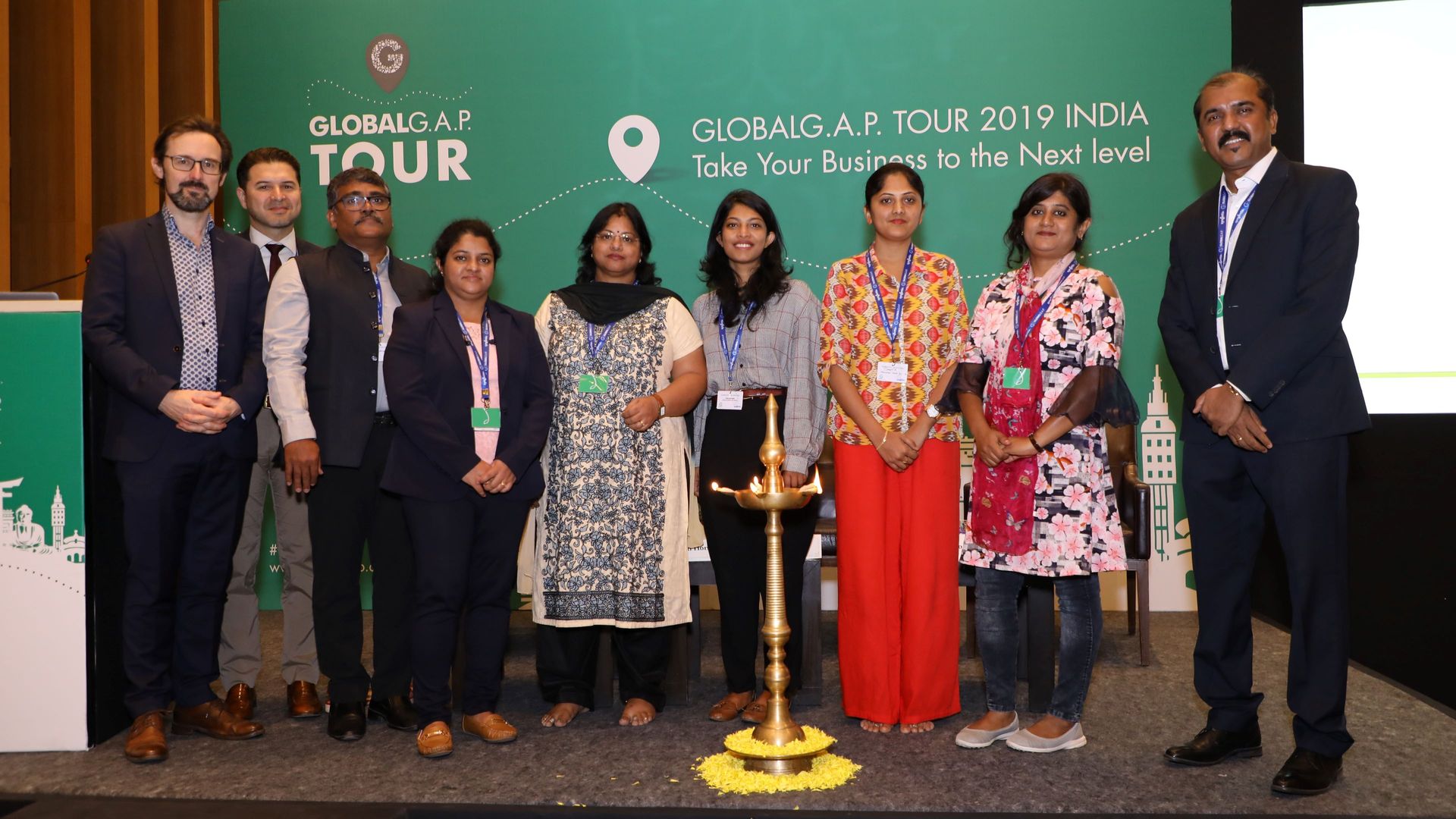 Image of participants at the 2019 TOUR stop in India