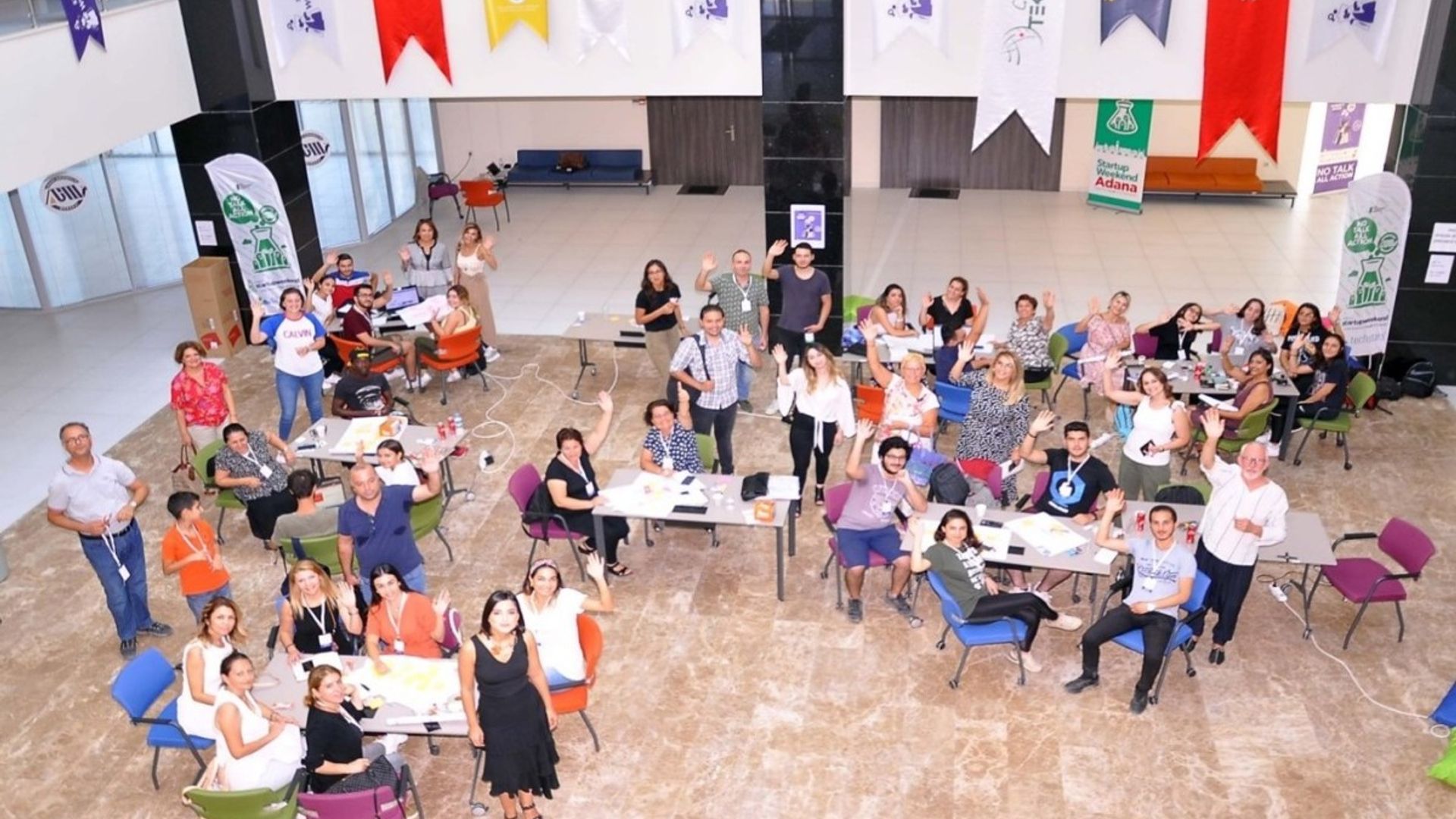 Image of team members at the Cukurova Technopark in Turkey