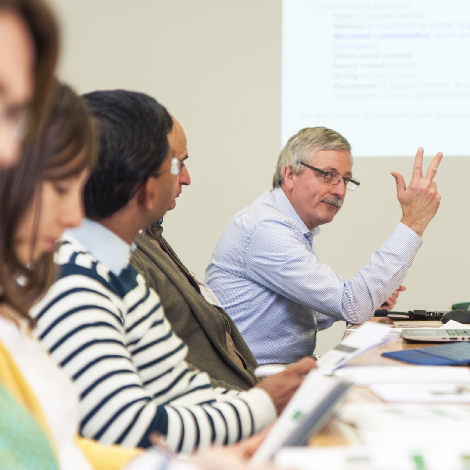 Image of a certification body training led by a GLOBALG.A.P. master trainer