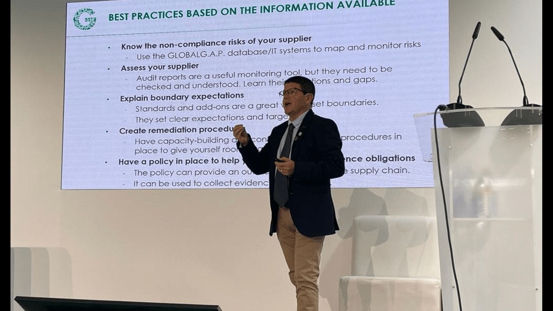 GLOBALG.A.P. expert Dr Nolan Quiros joined other leaders from the fresh produce industry to discuss current trends and solutions in the sector.