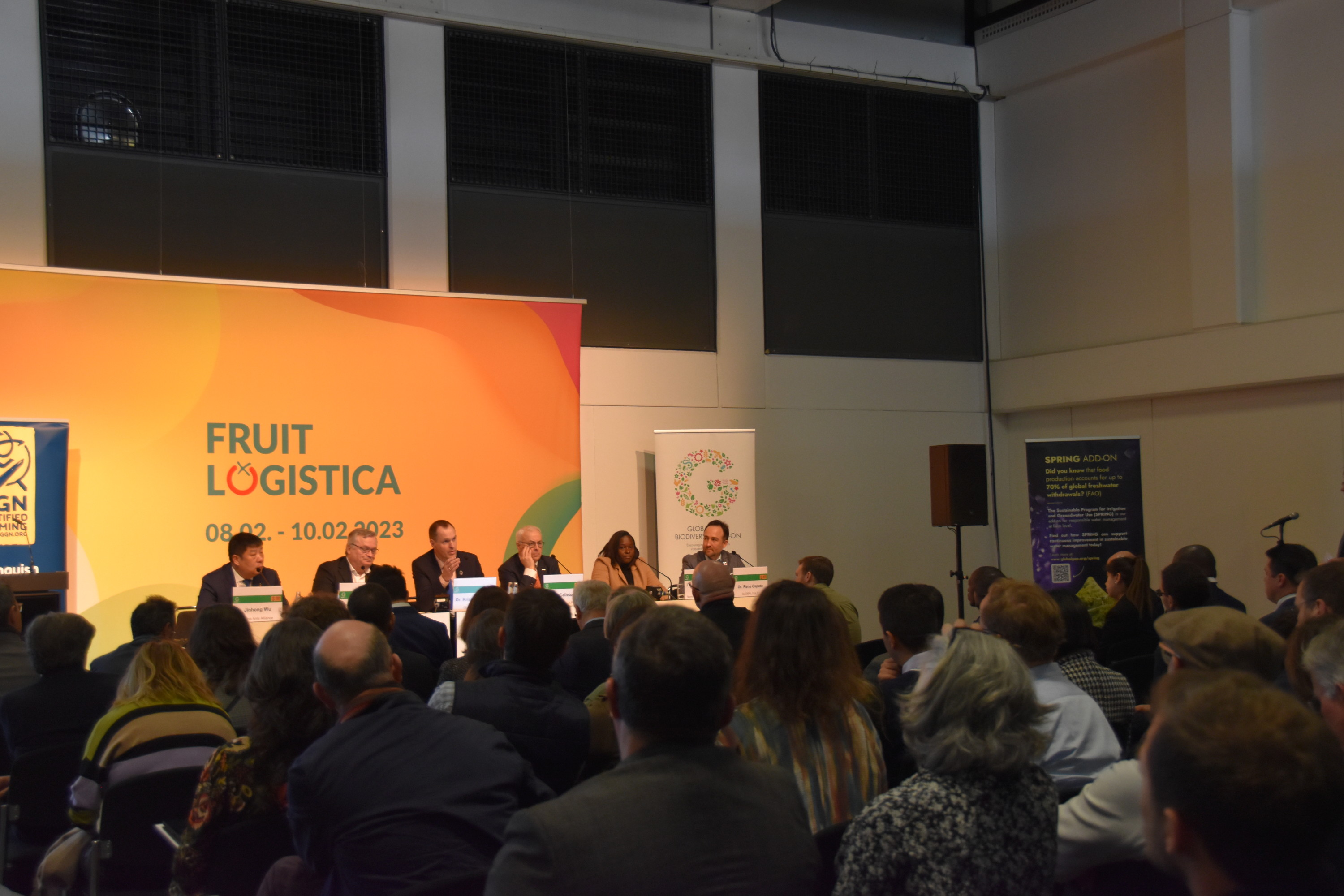 Image of the GLOBALG.A.P. press conference at Fruit Logistica 2023